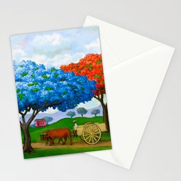 Flamboyán Azul Stationery Cards