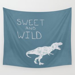 Sweet and Wild Dinosaur Wall Tapestry