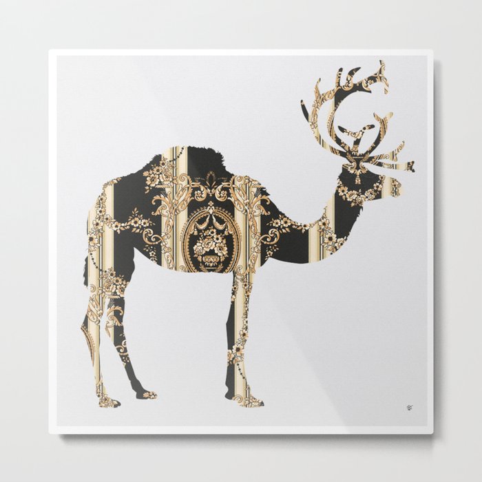 FabCreature · CaDeerPa 3 Metal Print