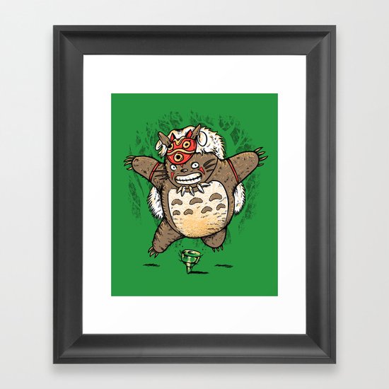 Totoroke Framed Art Print