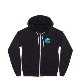 Chill Humpback Whale Zip Hoodie