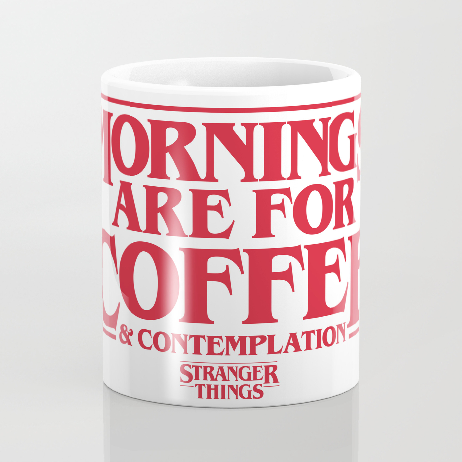 Stranger Things Coffee and Contemplation Travel Mug PM405