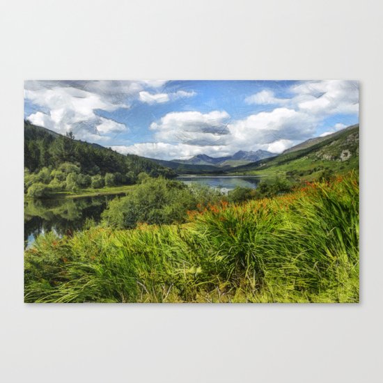 Snowdon View Canvas Print