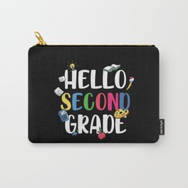 Hello Second Grade Back To School Carry-All Pouch