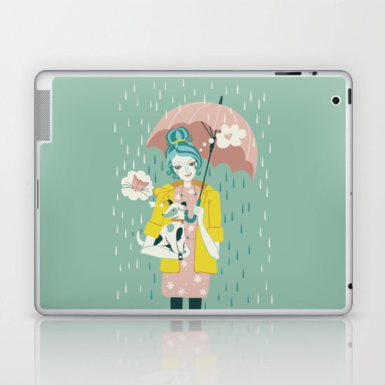 Walking the Dog Laptop & iPad Skin