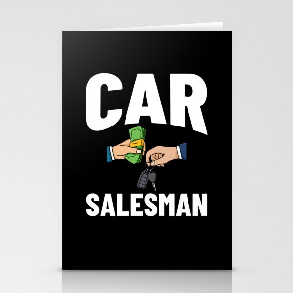 Used Car Salesman Auto Seller Dealership Stationery Cards