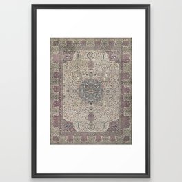 Vintage Persian Rug Framed Art Print