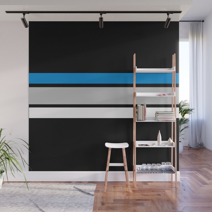 TEAM COLORS 2 light gray ,light blue Wall Mural