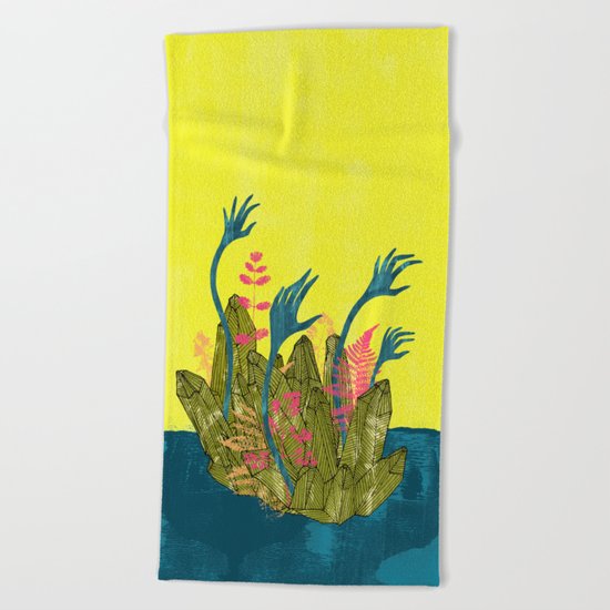 l'isola di calipso Beach Towel