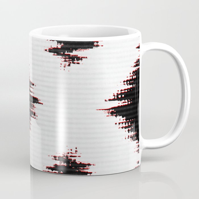 X Static Glitch Coffee Mug