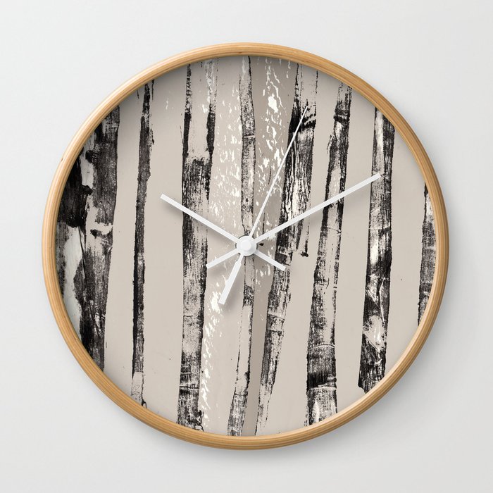 Shadow Branches Wall Clock