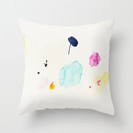 Immeasurable Joy - abstract painting by Jen Sievers Throw Pillow