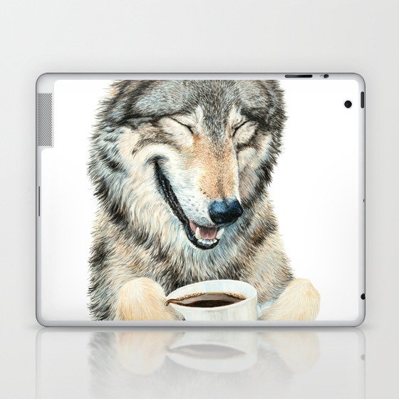 Coffee in the Moonlight Laptop & iPad Skin