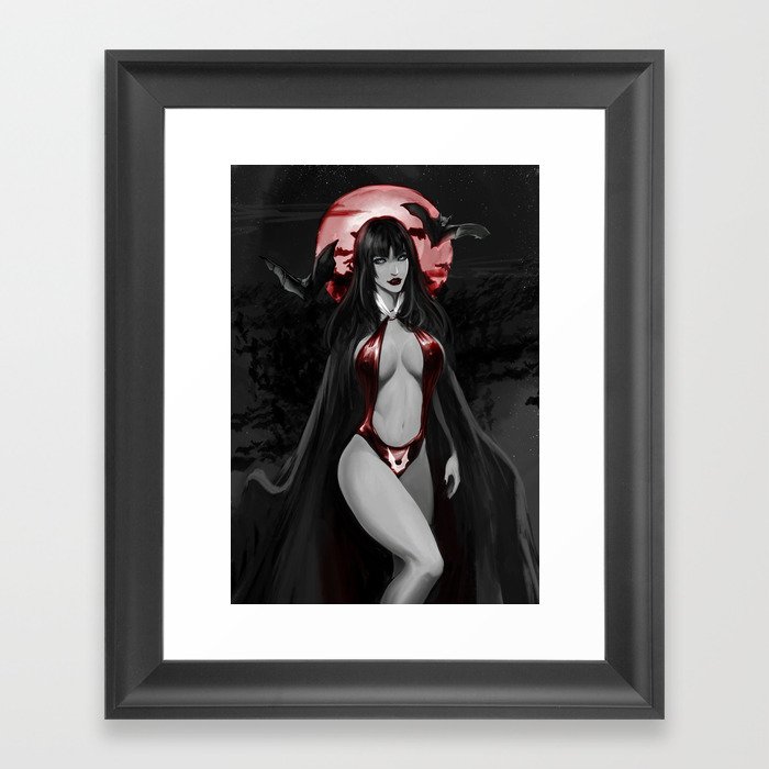 Vampirella Framed Art Print