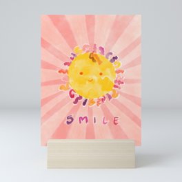Smile Sunshine Mini Art Print