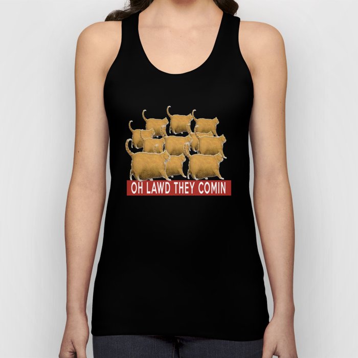 Funny Chonk Cats Meme  Tank Top