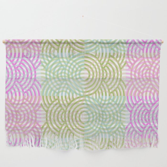 Circles pattern in pastel colours Wall Hanging