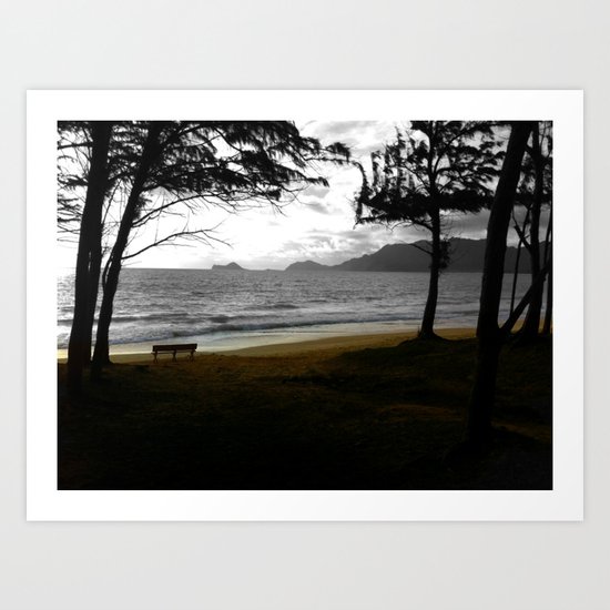 Bench... Art Print