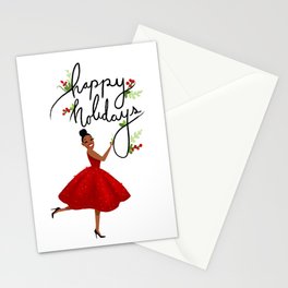 Black Girl Magic Holiday Card Stationery Card