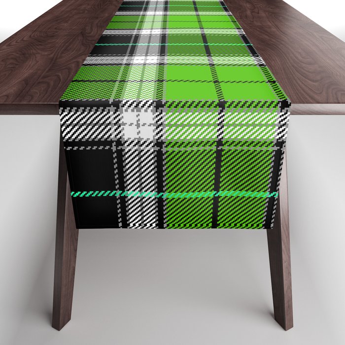 Knitted Green Trendy Collection Table Runner