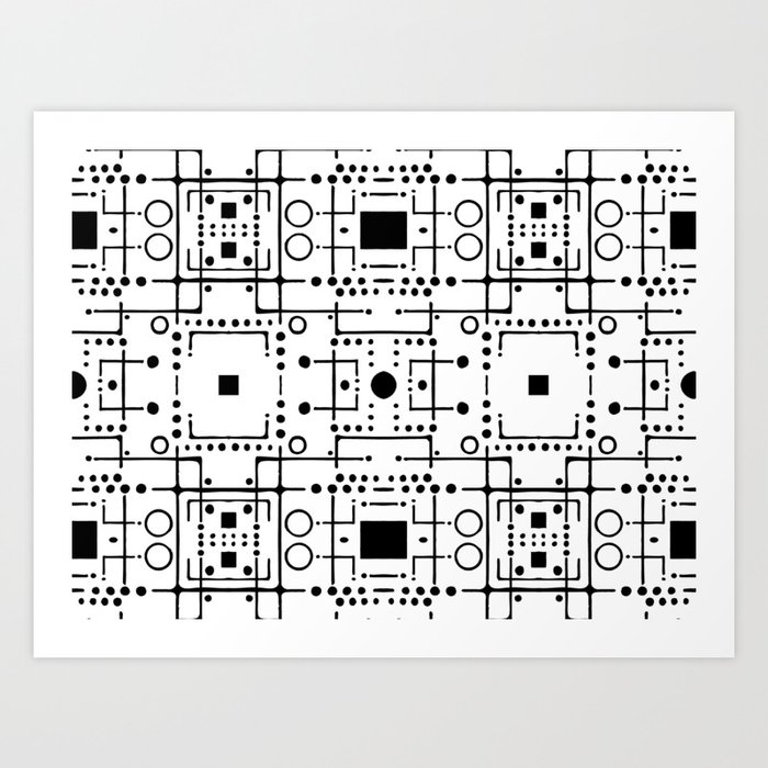 Circuit Art Print