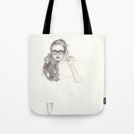 No.6 Fashion Illustration Series Tote Bag