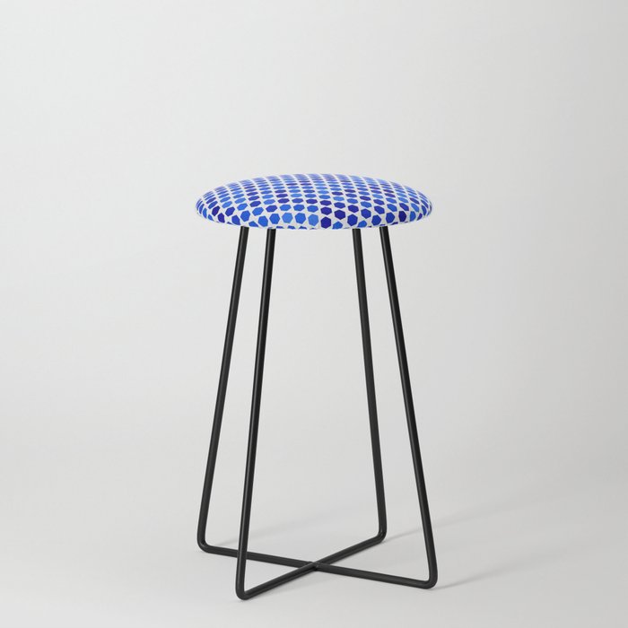 Blue Connections Counter Stool