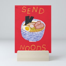 Send Noods Mini Art Print