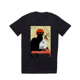 chat noir et quantitatif T Shirt