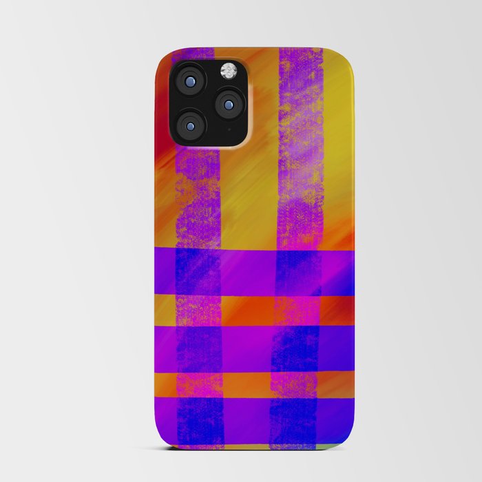 Hot and Cold Stripes iPhone Card Case