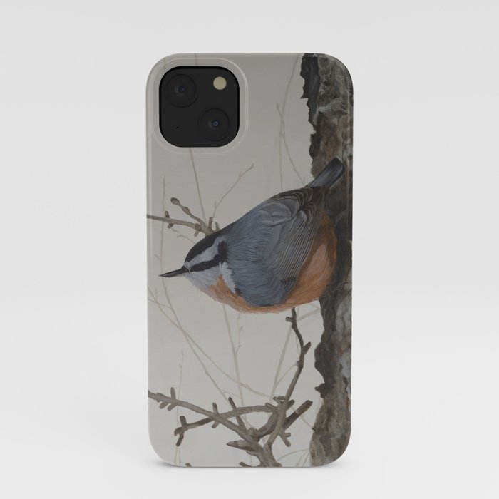 Red-breasted Nuthatch at Yellowknife River iPhone Case