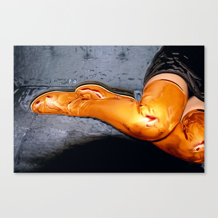 Boots of Gold Canvas Print