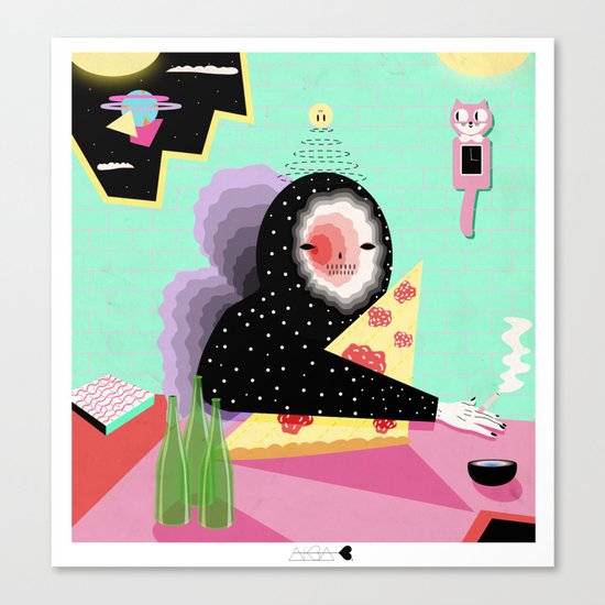 bad habits Canvas Print