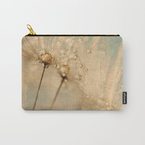 dandelion gold and mint Carry-All Pouch