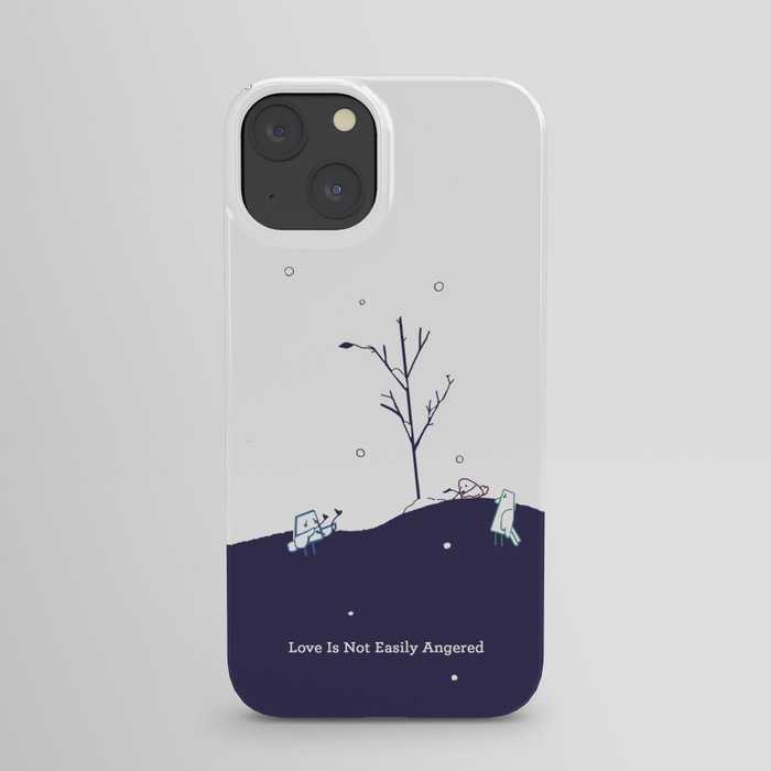 Love Is Not Easily Angered iPhone Case