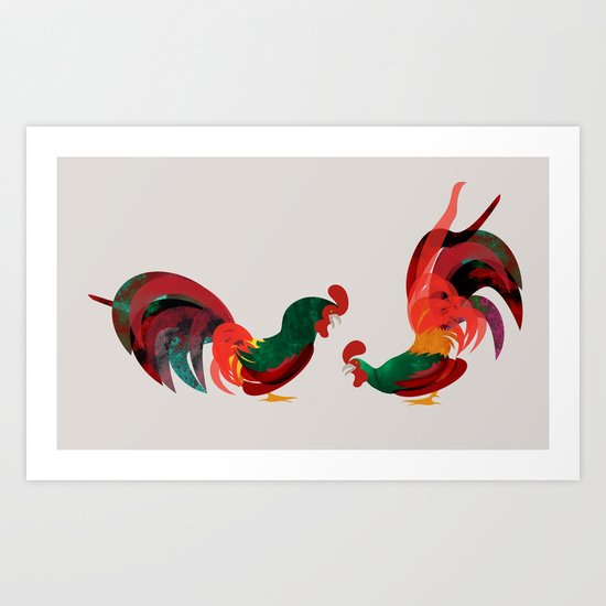 squabble Art Print