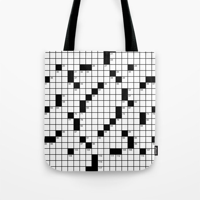 Crossword Puzzle - Write on it!  Tote Bag