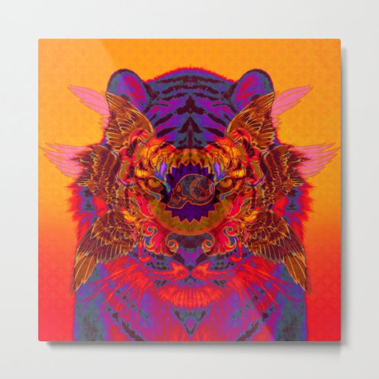 TIGER Metal Print