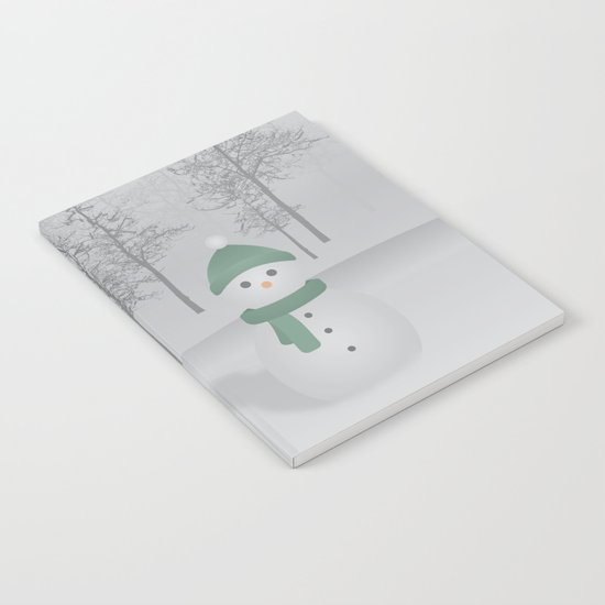 Christmas Snowman Notebook