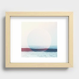 Oceans Apart Recessed Framed Print