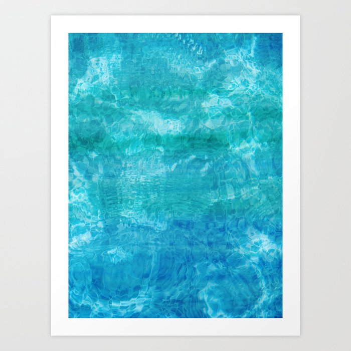 Turquoise Water Art Print