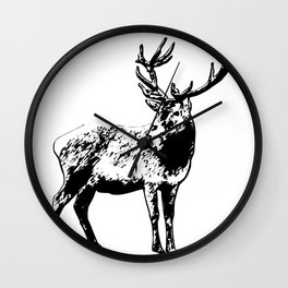 deer Wall Clock