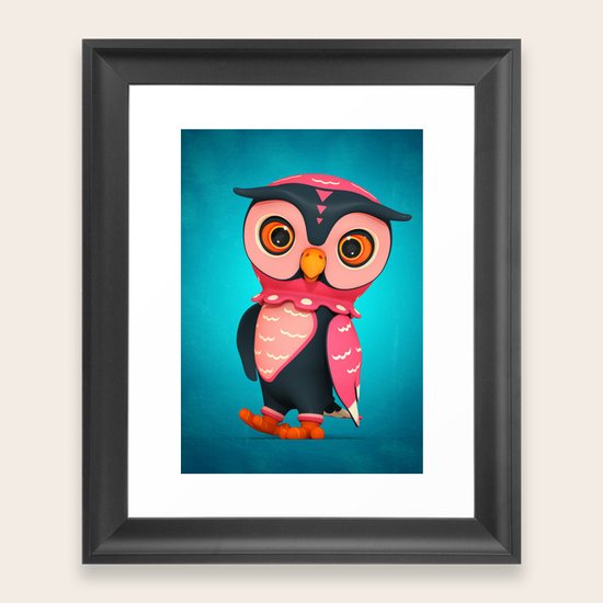 Hootley Framed Art Print