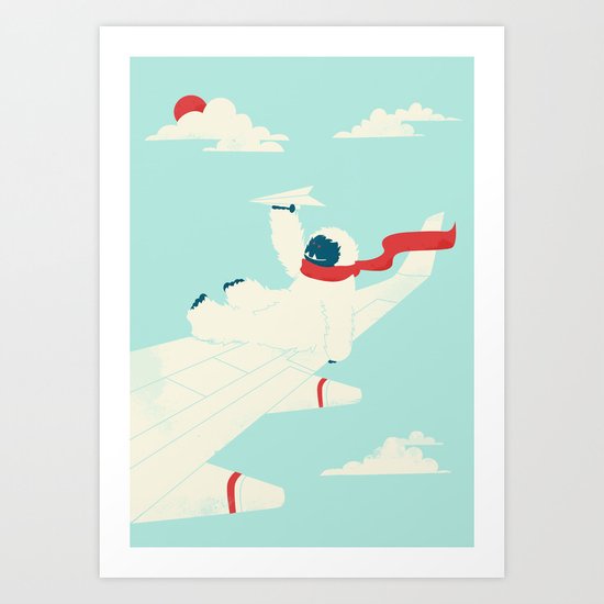 Paper Airplane Art Print