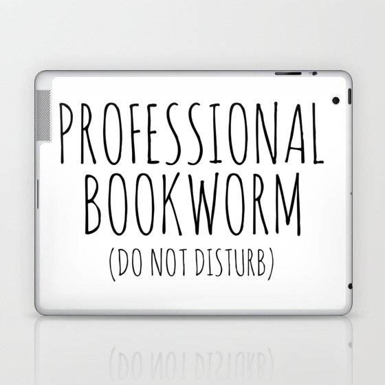 Professional Bookworm Laptop & iPad Skin