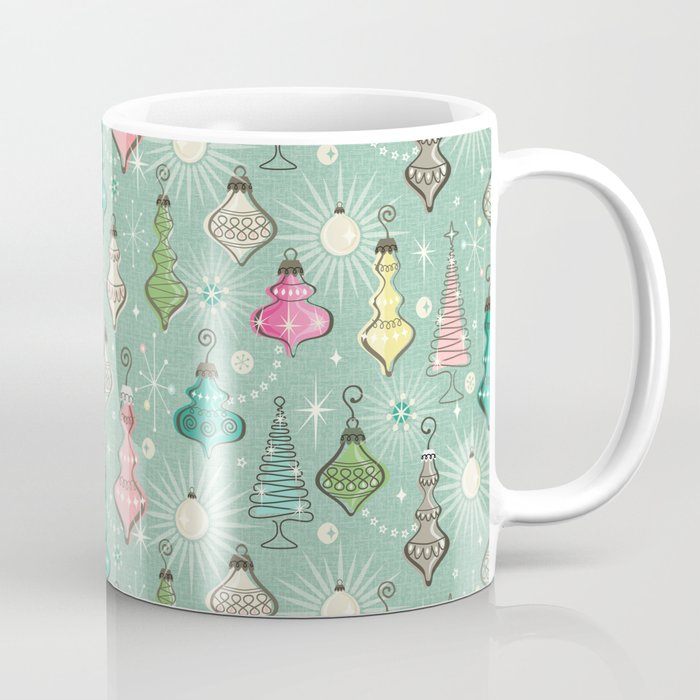 Vintage Holiday Ornaments ©studioxtine Coffee Mug