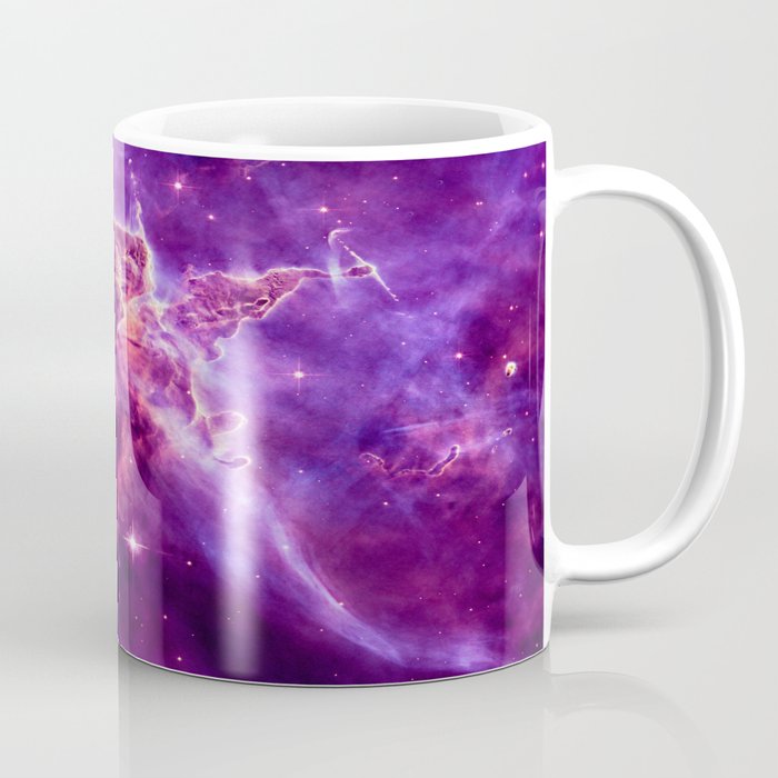 Mystic Mountain nebula. Purple Fuchsia Pink Coffee Mug