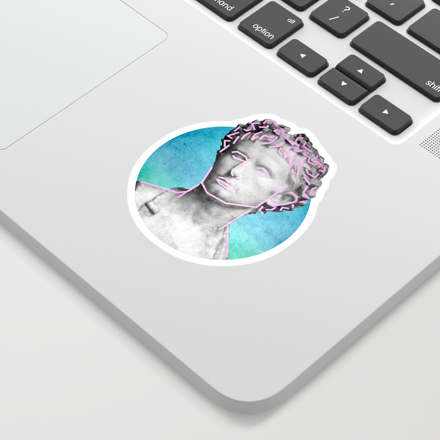 Aesthetic 90 S Retro Vaporwave Augustus Statue Sticker By Paul Verseckas Society6 We print the highest quality 90s aesthetic stickers on the internet. aesthetic 90 s retro vaporwave augustus statue sticker by paul verseckas