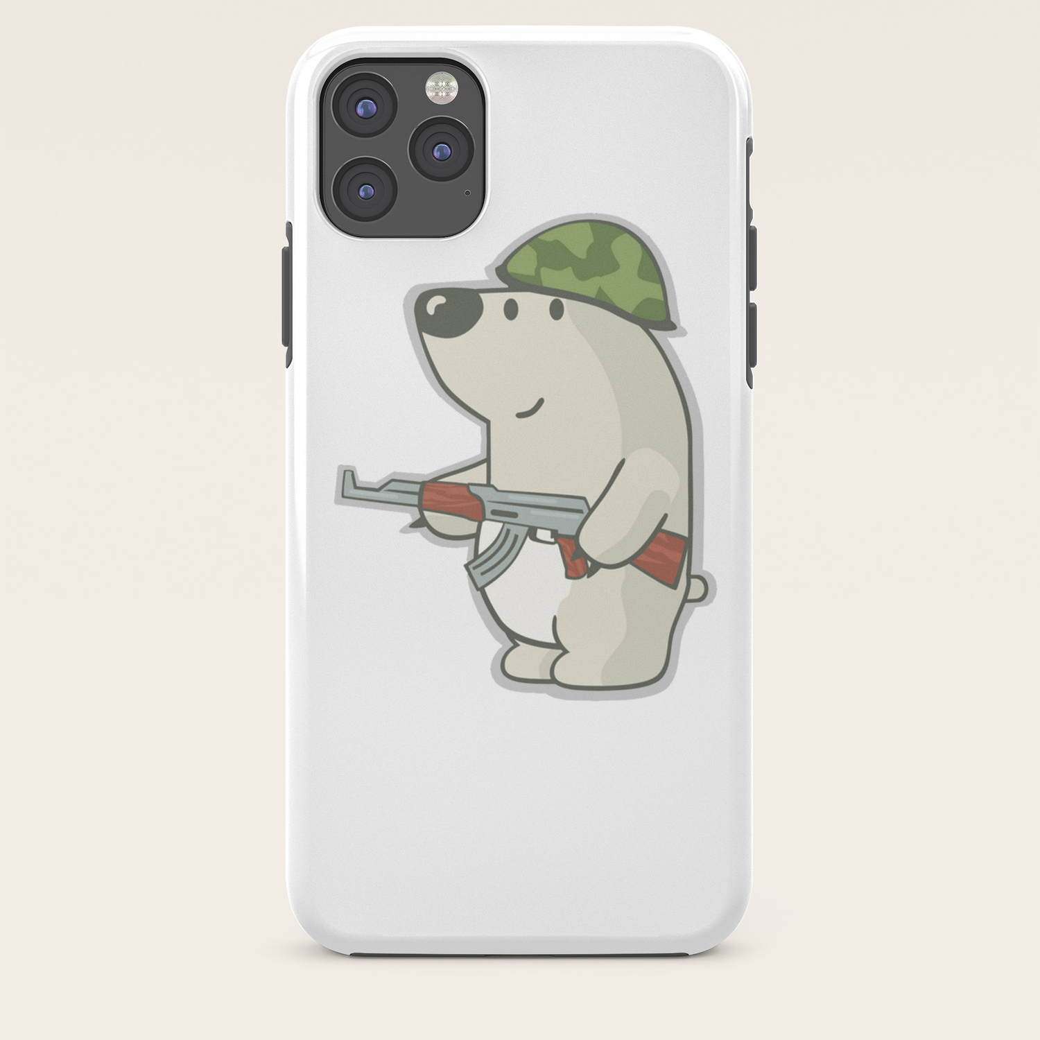 Cs Go Sticker Nelu The Bear Iphone Case By Casimort Society6