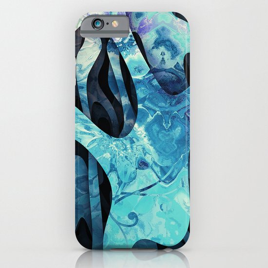 Frozen flowers iPhone & iPod Case